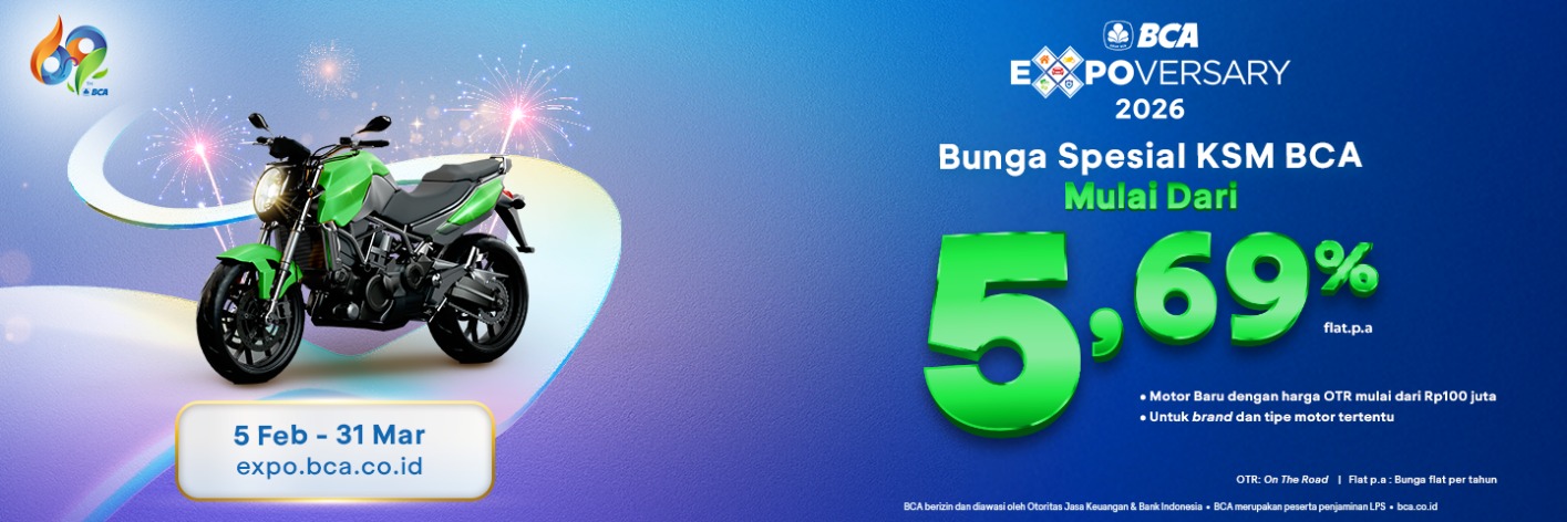 Bunga Spesial KSM BCA Expoversary 2026