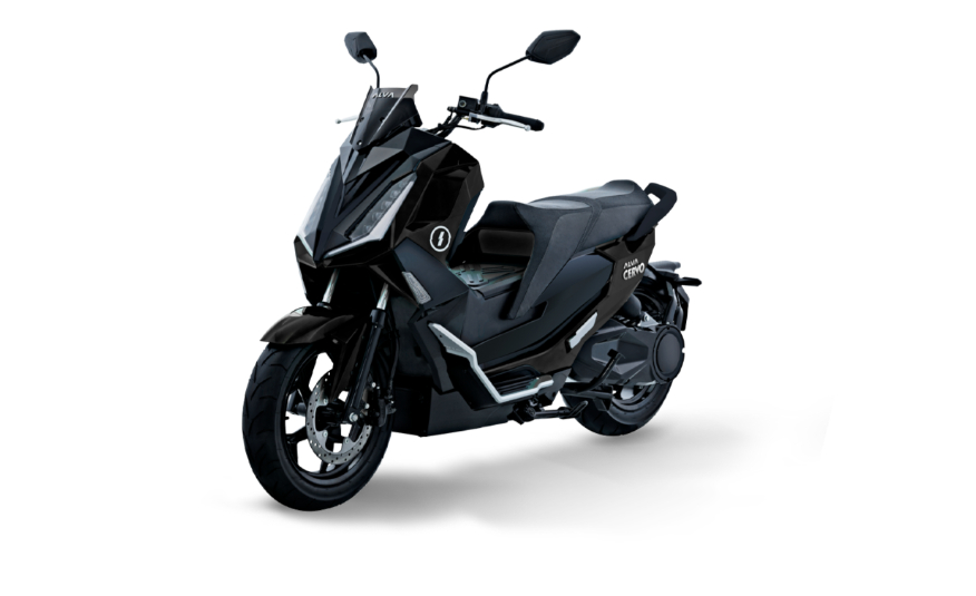 ALVA CERVO Sepeda Motor Listrik 2 Baterai 2 Baterai